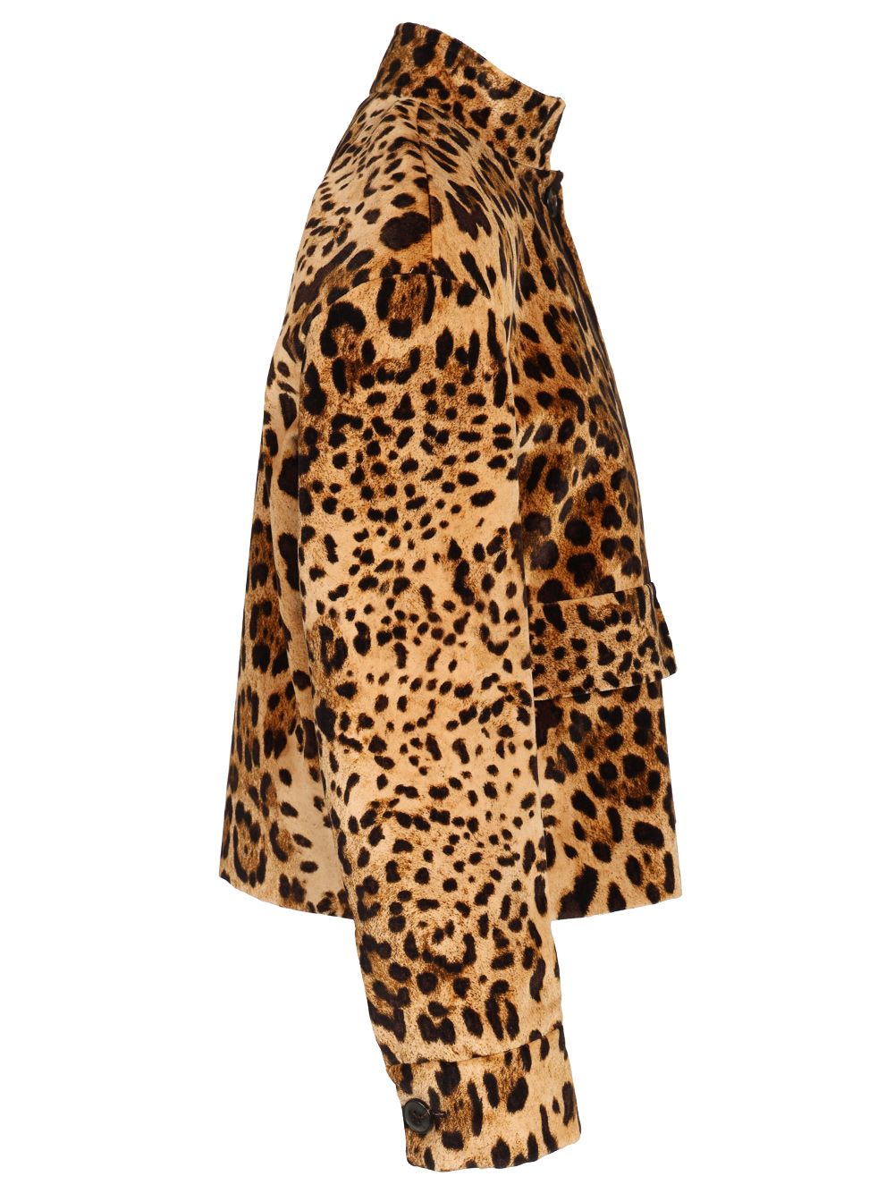 Max Mara Studio Edro Cropped Jacket Velvet Animalier Giacche - Animalier | 340790680423dfdb8fad9dcefe16bbc3ab409487