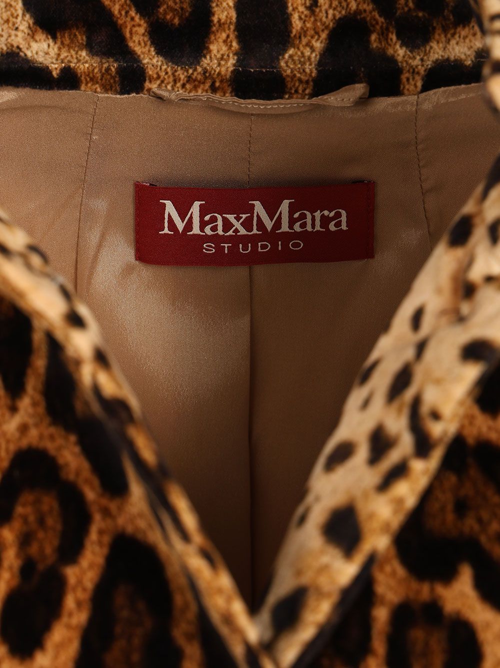 Max Mara Studio Edro Cropped Jacket Velvet Animalier Giacche - Animalier | 173fb5d39e2abebed5a00df2a7a4aed67316fdb6