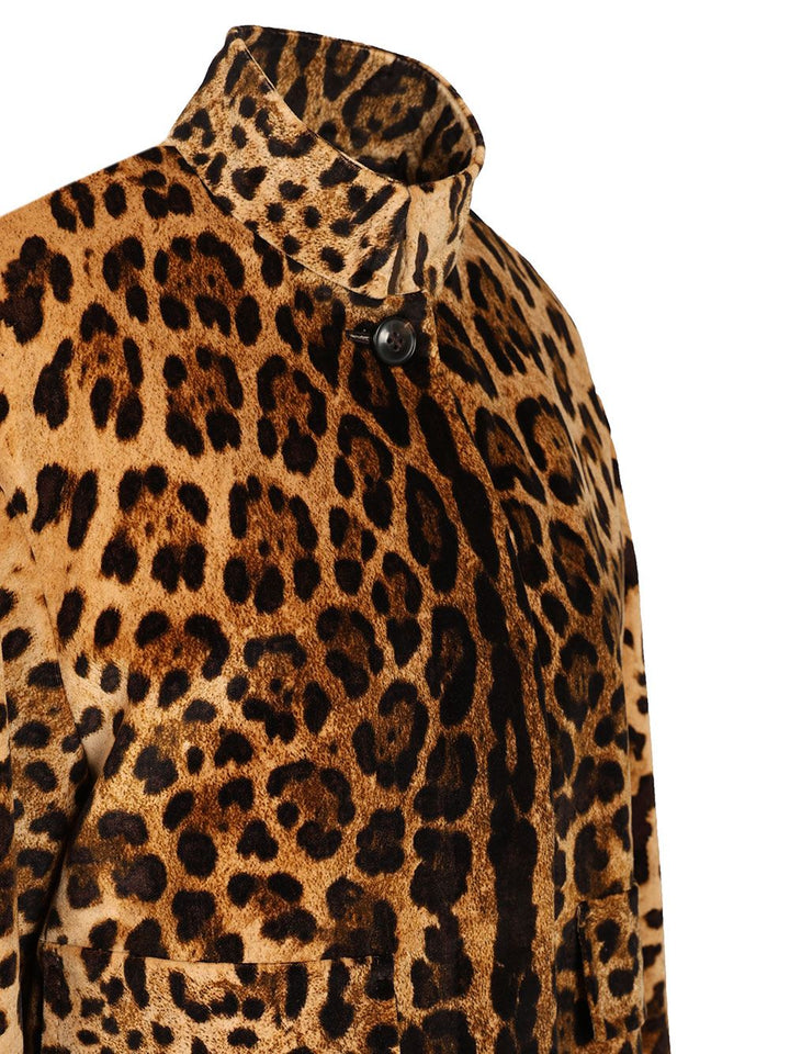 Max Mara Studio Edro Cropped Jacket Velvet Animalier Giacche - Animalier | 928f7e201513238ca53b79e4d0a2ad486b2fe12d