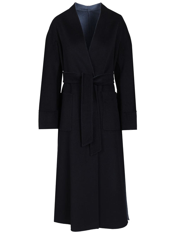 Reversible Dressing Gown Coat Coats Blu