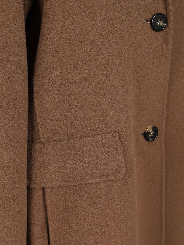 'S Max Mara Single-Breasted Double Wool Jacket Giacche - Marrone | 1f94119a9f6489b6ed932e98267a3e56c92790be