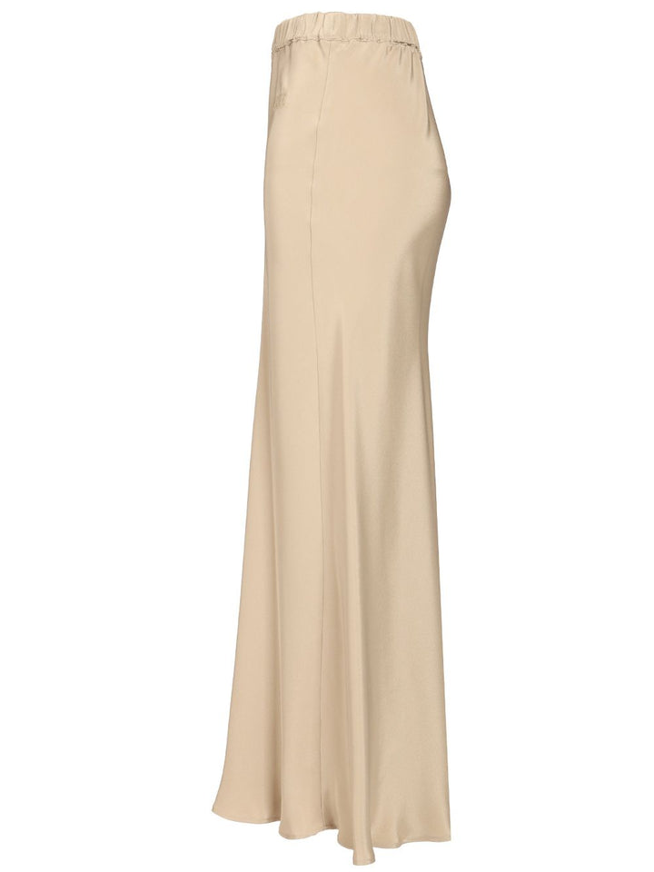 Max Mara Long Skirt Gonne - Beige | 8e8cb0497af6abc01beeb529f7f9f3506af54ec7