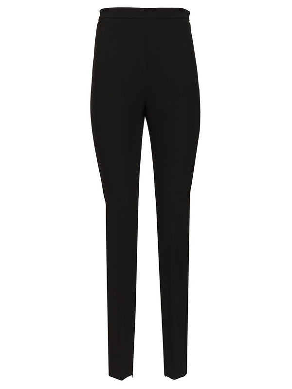 Slim Stretch Cady Trousers Nero