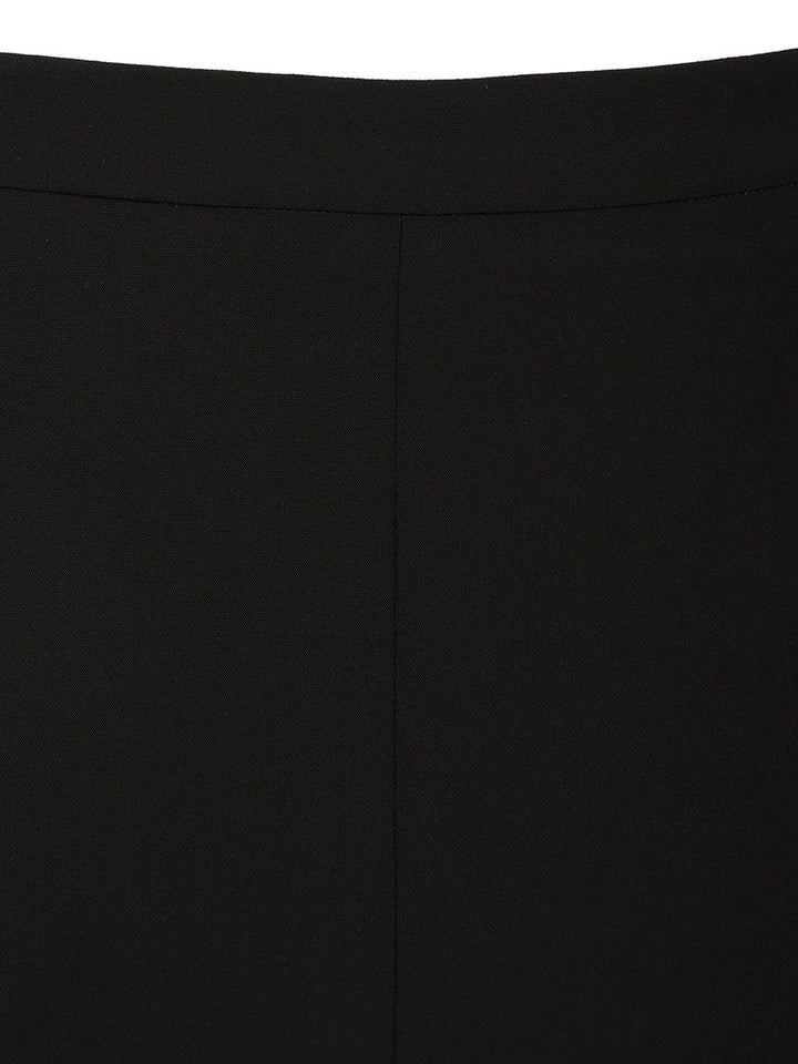 Max Mara Studio Slim Stretch Cady Trousers - Nero | 41d98c72f6b2154392608d1aaf64912e7fb7e921