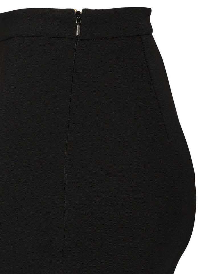 Max Mara Studio Slim Stretch Cady Trousers - Nero | d57be623bed28e4906d0750361cf46ad268d563f