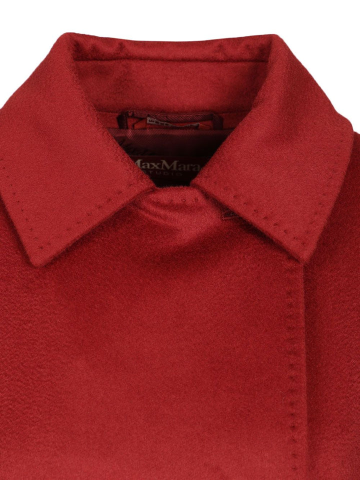 Max Mara Studio Dressing Gown Coat Coats - Rosso | c785b99da8f3b541ad70e30d958778984a30d9f5