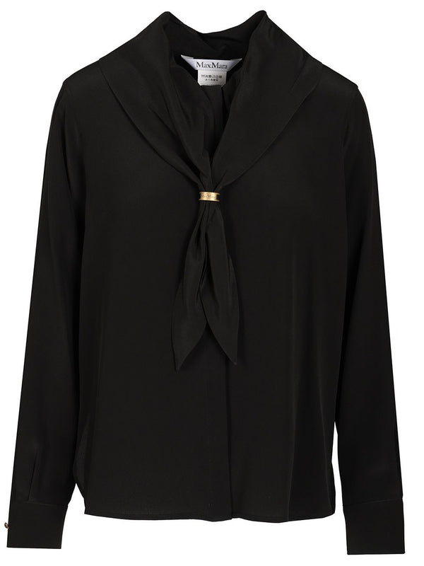 Shirt With Scarf Shirts Nero