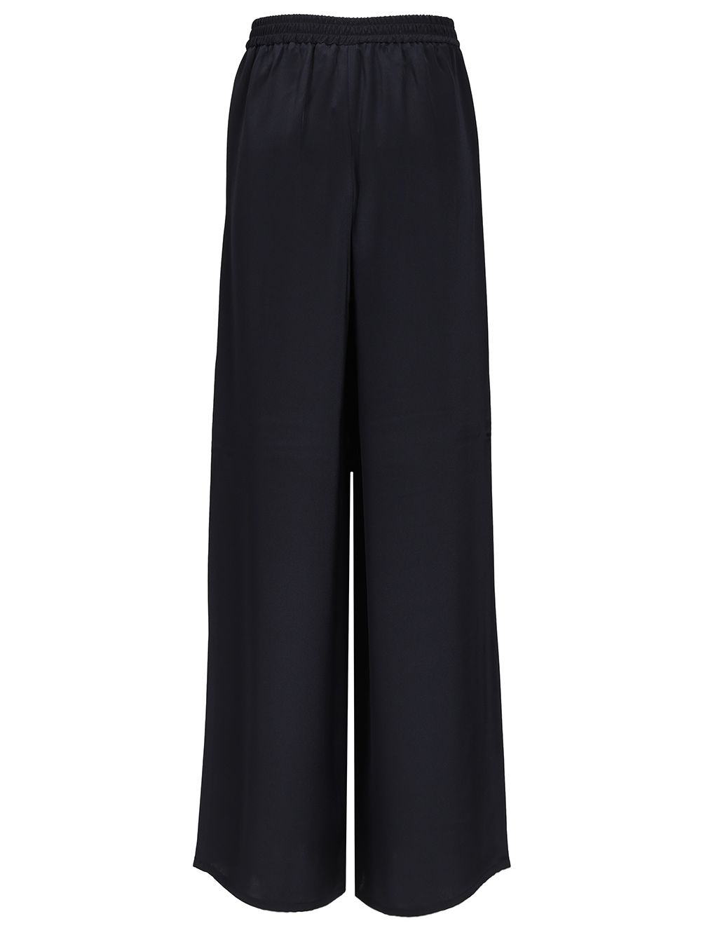 Max Mara Soft  In Heavy Silk Trousers - Blu | d68a34d649ebdb75ce5e660d4ed346129a5cdd58