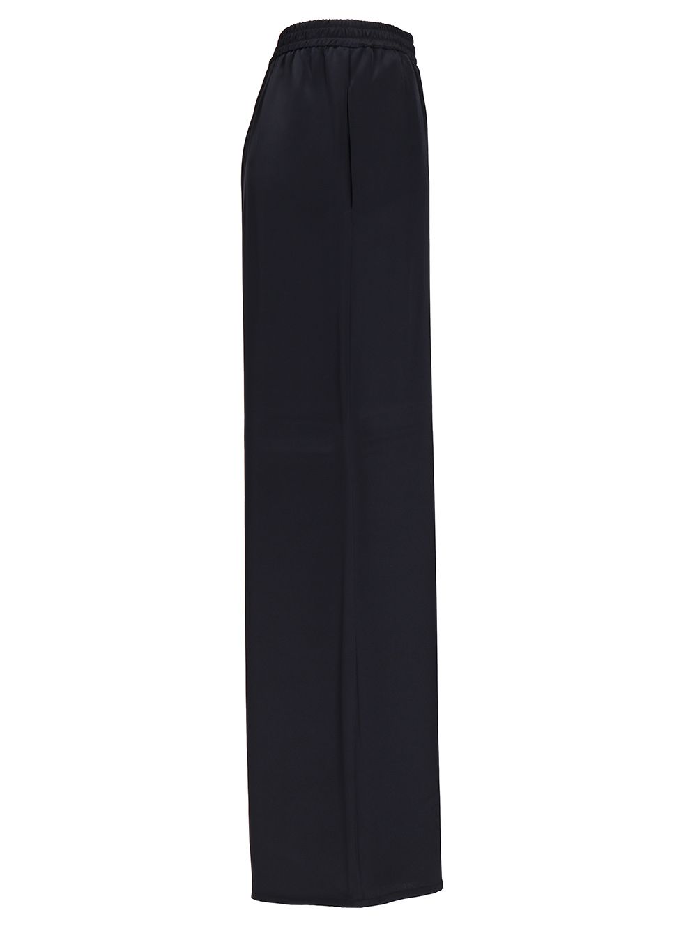 Max Mara Soft  In Heavy Silk Trousers - Blu | bd8ea233abe7ef37f75edd3c703cc1575b73296d