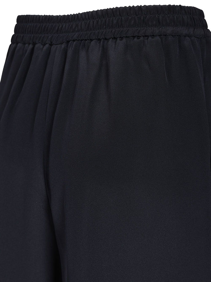 Max Mara Soft  In Heavy Silk Trousers - Blu | f14b79a0e183d4bfaa6ceeb7c1b47ffc2492f4f2