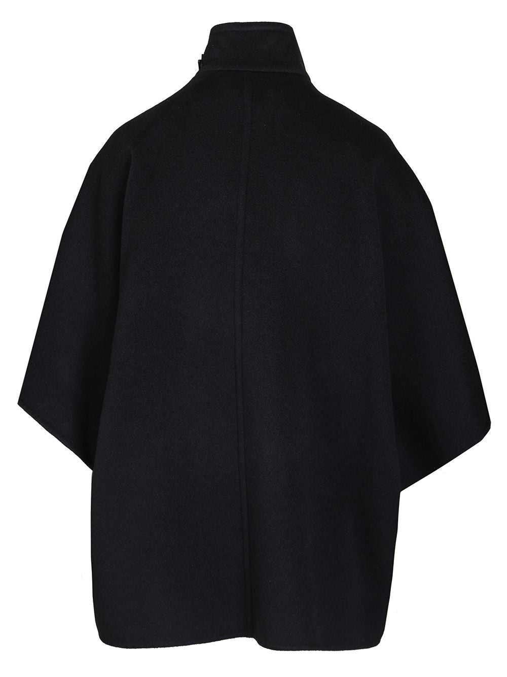 Max Mara Oversized Cape In Cashmere Drap Giacche - Blu | d77e69aa1a883408d1d0b2f6199fee45b9de739c