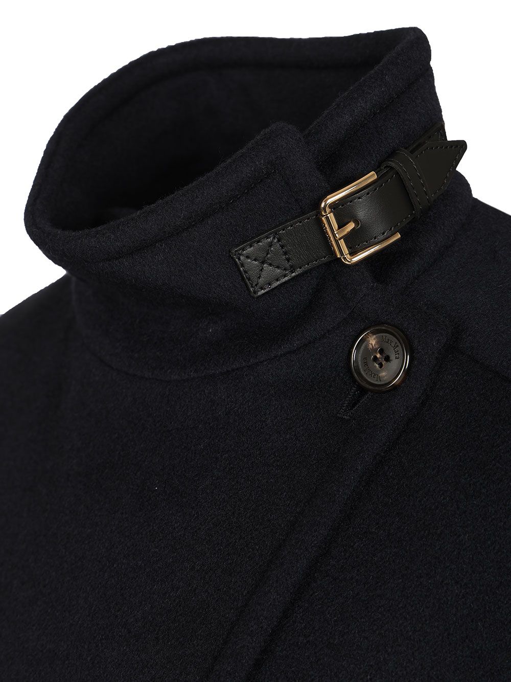 Max Mara Oversized Cape In Cashmere Drap Giacche - Blu | 5f84ae07706bb29c5aff2de6a18ea61291724036
