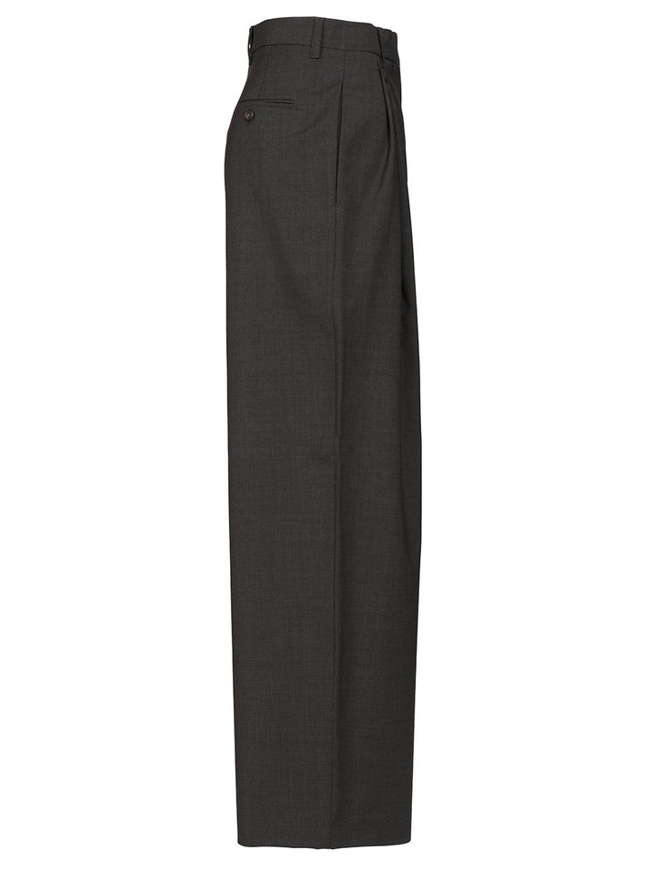 'S Max Mara Palazzo Trousers - Grey | ee4b56b5932cfd22e1aa57fa533773022d3f748e