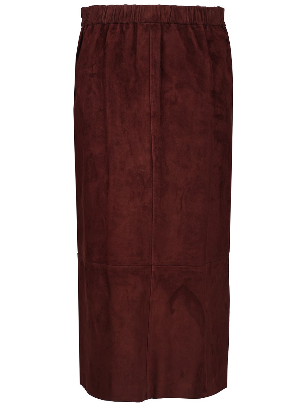 'S Max Mara Suede Longuette Skirt Gonne - Bordeaux | 0bd0e8194b2dfce6c9b8419f857b1ab8ff06cc99