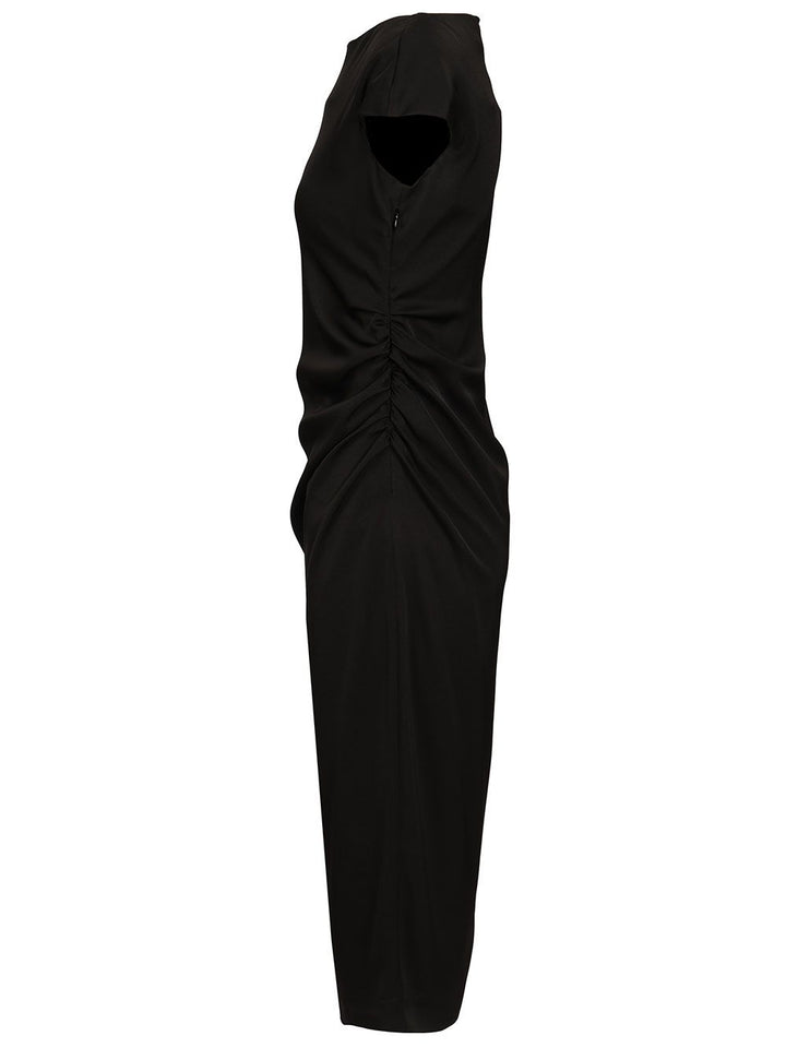 Max Mara Studio Shiny Cady Dress Abiti - Nero | d5c2543d8abe0fb11aeb7e047e48603cfcd84573