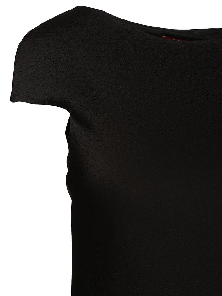 Max Mara Studio Shiny Cady Dress Abiti - Nero | 3dfc44e220a3c92559549c912ac7ee63d177b9b9