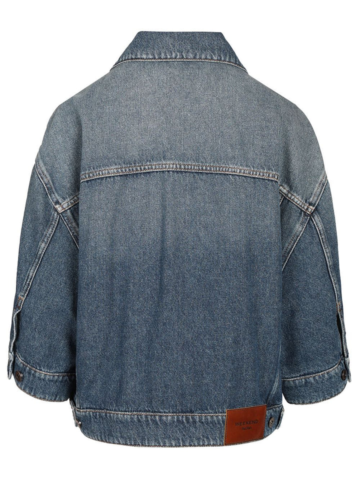 Weekend Max Mara Half-Sleeved Jacket Giacche - Blu | 4d6c38d041814de97599eae7c841ef666d779f0f