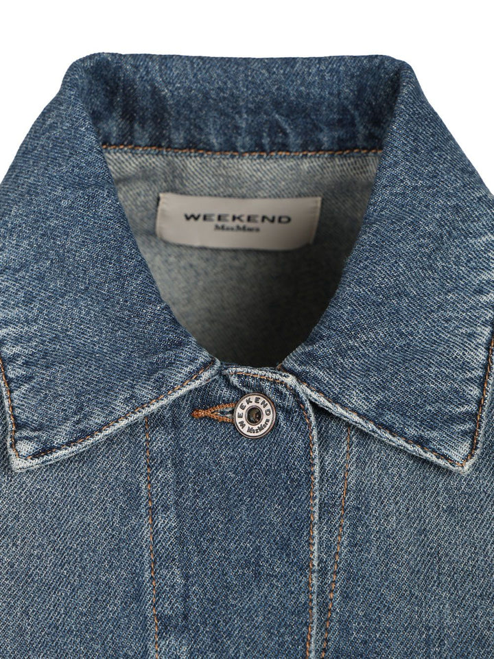 Weekend Max Mara Half-Sleeved Jacket Giacche - Blu | 7e909749e5e054d52435352c4df34a920678a564