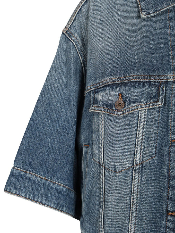 Weekend Max Mara Half-Sleeved Jacket Giacche - Blu | 6a74dd435974c50b6682edb26de031f21fc0532c