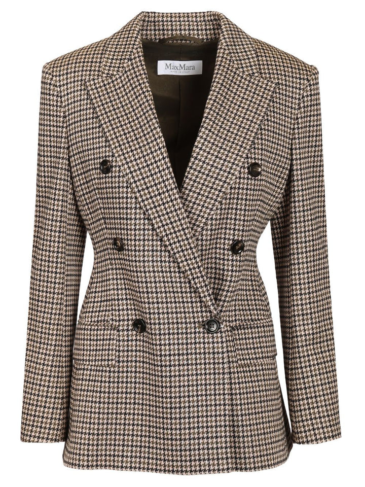 Max Mara Double-Breasted Blazer Giacche - Multicolor | b96b23b1b4cc8b510586b0a976a91639afaa77e0