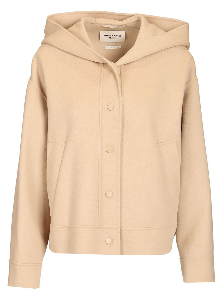 Weekend Max Mara Hooded Jacket Giacche - Beige | 01b3ed63d61a89cc71da55e1d646a716beebeec5