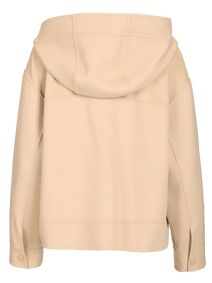 Weekend Max Mara Hooded Jacket Giacche - Beige | 95d8511e56088a939bedcbb48d85a742c10e2496