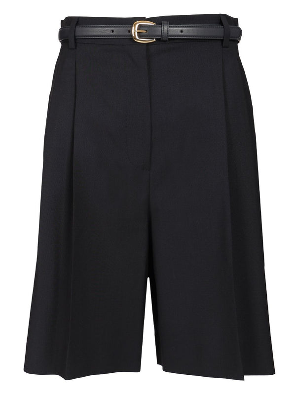 Tailored Bermuda Shorts Trousers Blu
