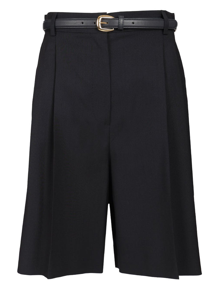Max Mara Studio Tailored Bermuda Shorts Trousers - Blu | bd2d5b4c78e6a864fe10a80f6370704831d9b190
