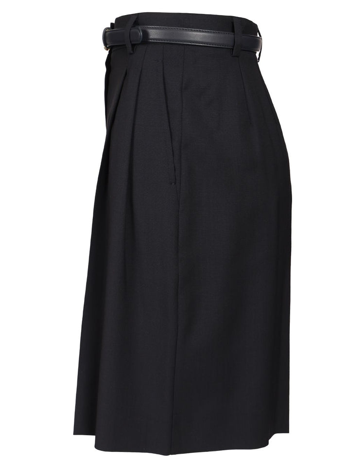 Max Mara Studio Tailored Bermuda Shorts Trousers - Blu | dc80ce5a50dc6b8980712cd962e1d53f8b04d0e4