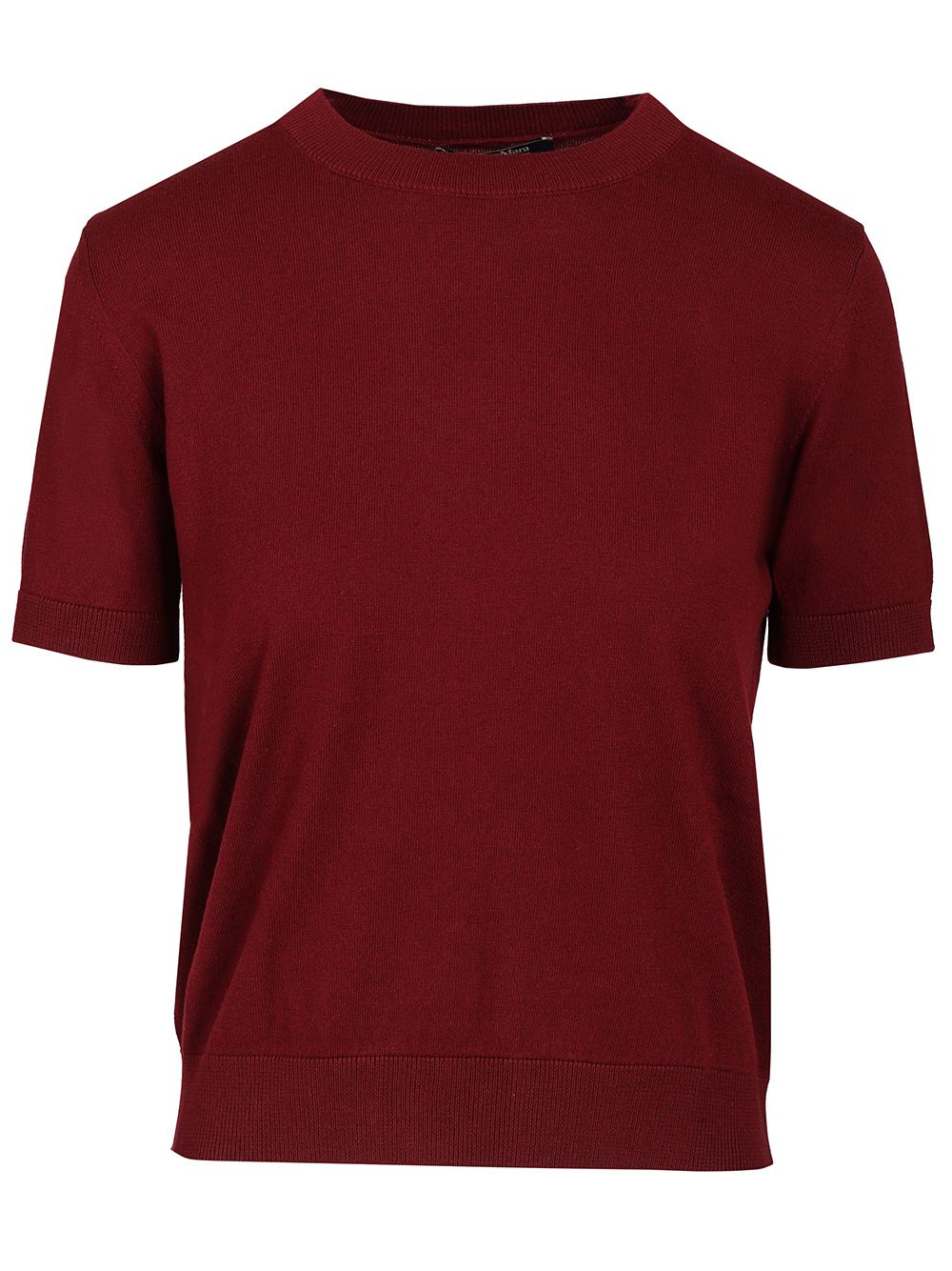 'S Max Mara Sweater In Cotton, Silk And Cashmere Yarn Knitwear - Bordeaux | 94aeabea42098d50a68dfe70c484519c361af300