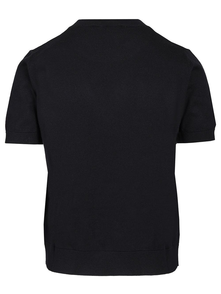 'S Max Mara Sweater In Cotton, Silk And Cashmere Yarn Knitwear - Blu | 771efbe28bf835083e0a52d7de2602fd382f5a3d