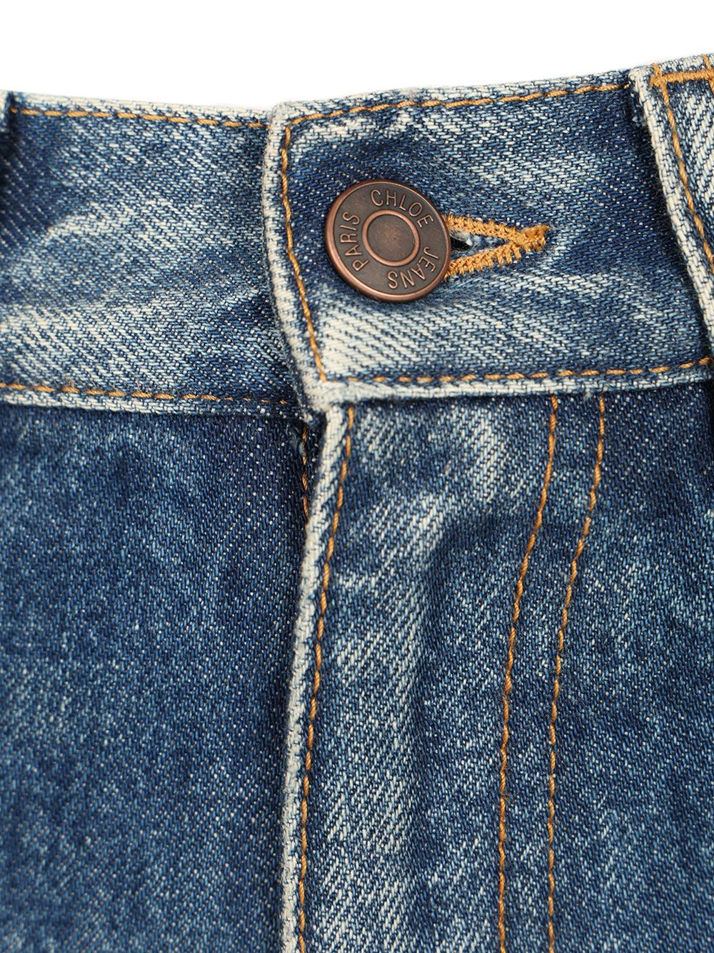 Chloe' Cropped Unfinished Hem Regular Denim Jeans - Blu | da3e8f3e58654d14c1bb1d17d13cc19946c82c84
