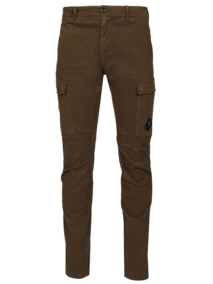 C.P. Company Cargo  Made Of Stretch Cotton Satin Trousers - Verde | 6081497503917701400bf7c6cb1b948e57d3bd98