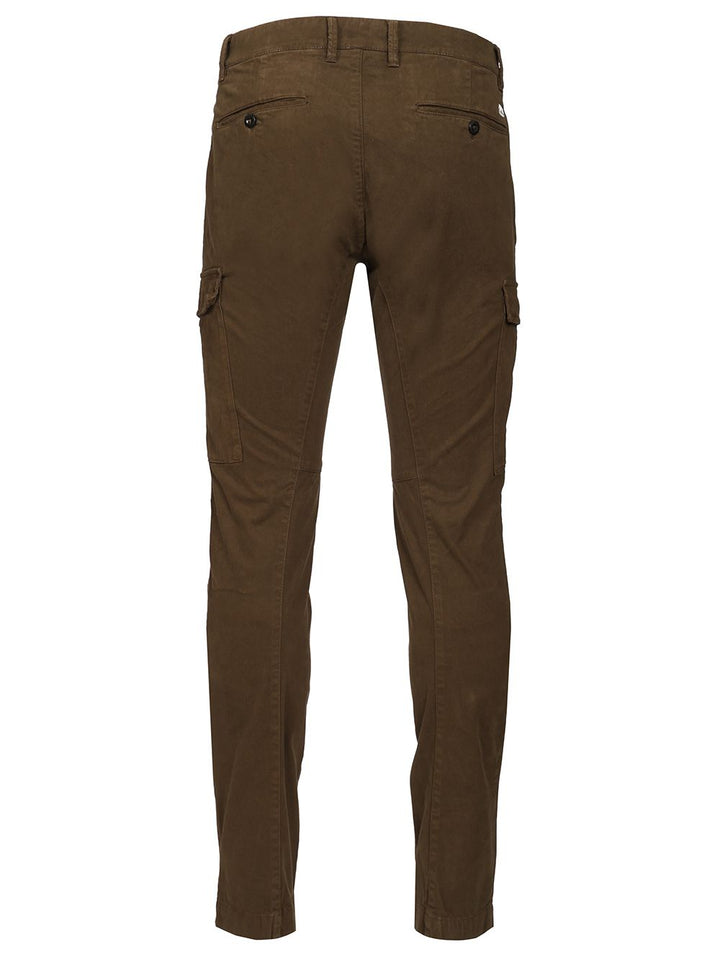 C.P. Company Cargo  Made Of Stretch Cotton Satin Trousers - Verde | 6ec10786ba534e67ffbe096a26fcb1b57e75b520
