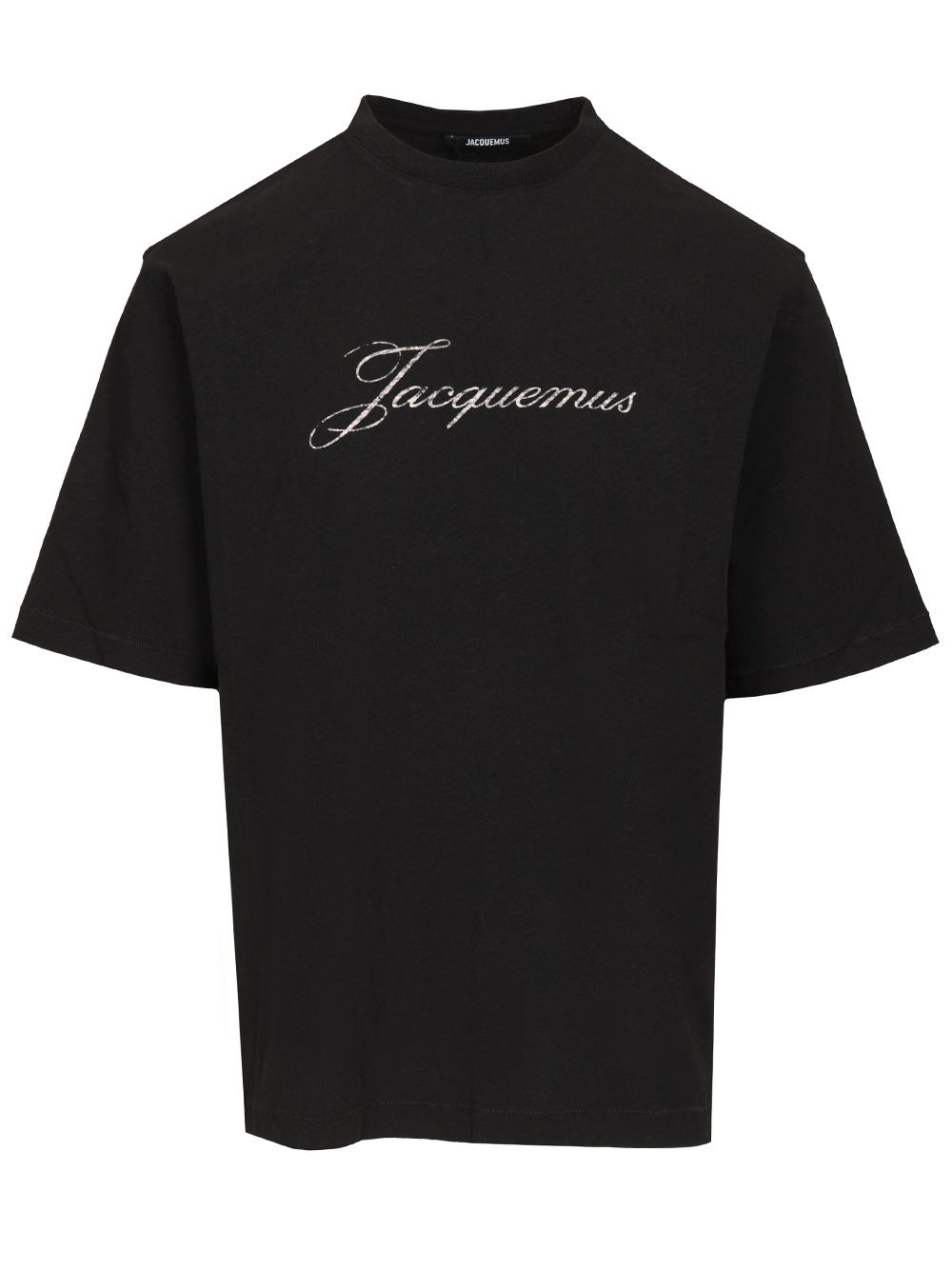 Jacquemus With Writing T-Shirt - Nero | e1c8318cfac454cb57fc2c714c98aa7cb1285fe8
