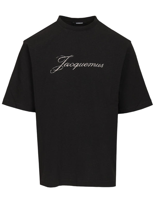 With Writing T-Shirt Nero