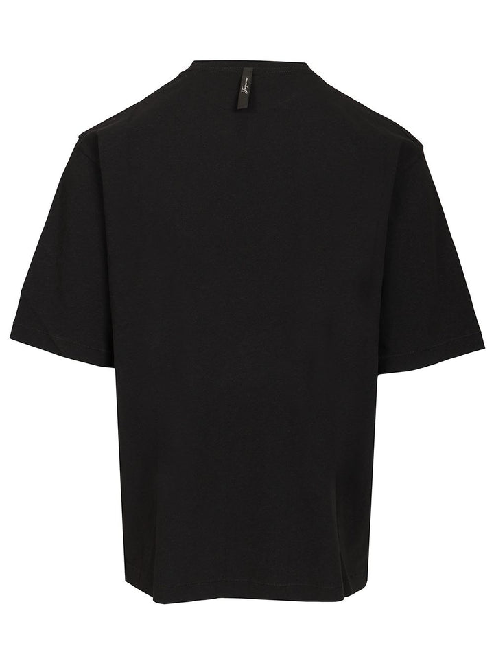 Jacquemus With Writing T-Shirt - Nero | 8191a370069ea762e64004ebfc0ea22245841284