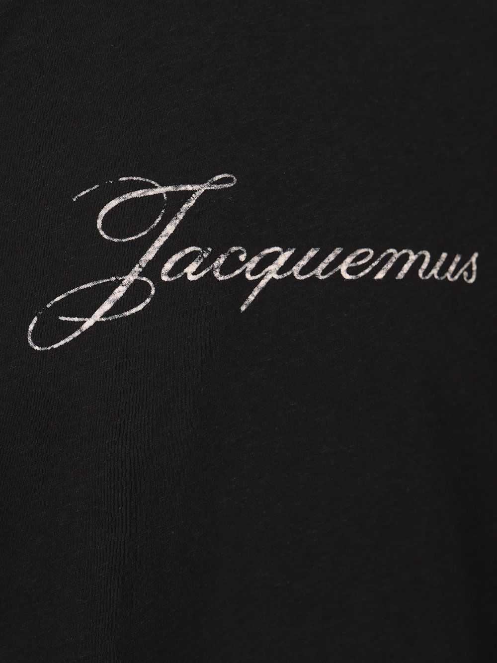 Jacquemus With Writing T-Shirt - Nero | 1a56569edca9395e91852c2e5d017164dd508584