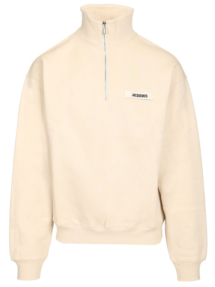 Jacquemus Le Camionneur Gros Grain Sweatshirts - Beige | ffa779b3a55f4ed97d49c199f4c616eb9382d465