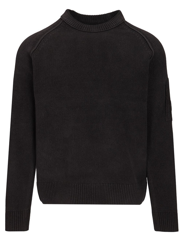 Sweater Made Of Cotton Chenille Knitwear Blu
