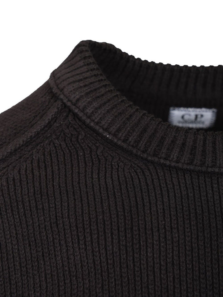 C.P. Company Sweater Made Of Cotton Chenille Knitwear - Blu | 5c9baacdfa28518905c3b929574f5a6ec75173c9