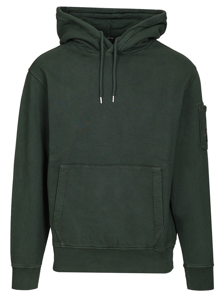 C.P. Company Comfortable With Hood Sweatshirts - Verde | c9d2cf901b65b554357ef6ec4700662f2586c734