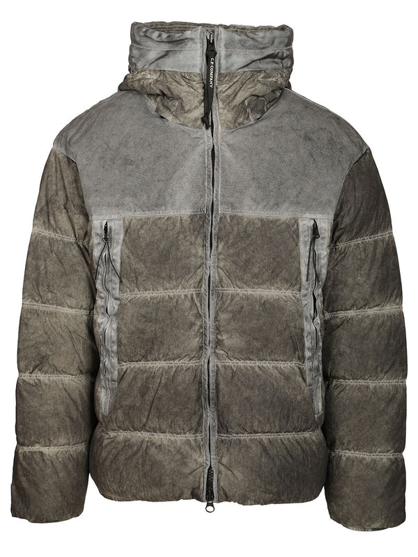 Eco-Chrome R Mixed Goggle Down Jacket Coats Nero