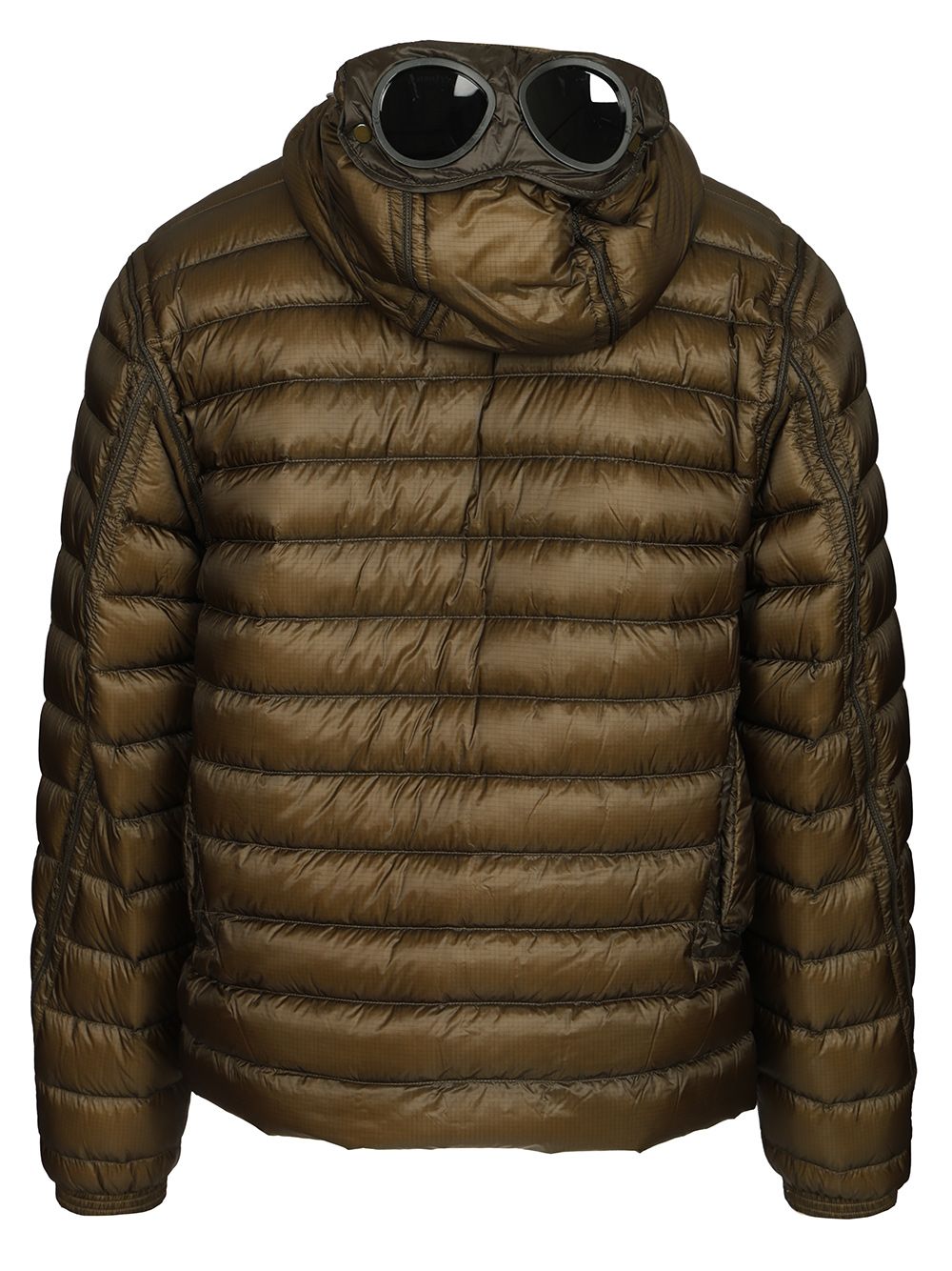 C.P. Company Google Down Jacket Coats - Verde | e5e45c6db183cf30f4948bad9475899269acc8be