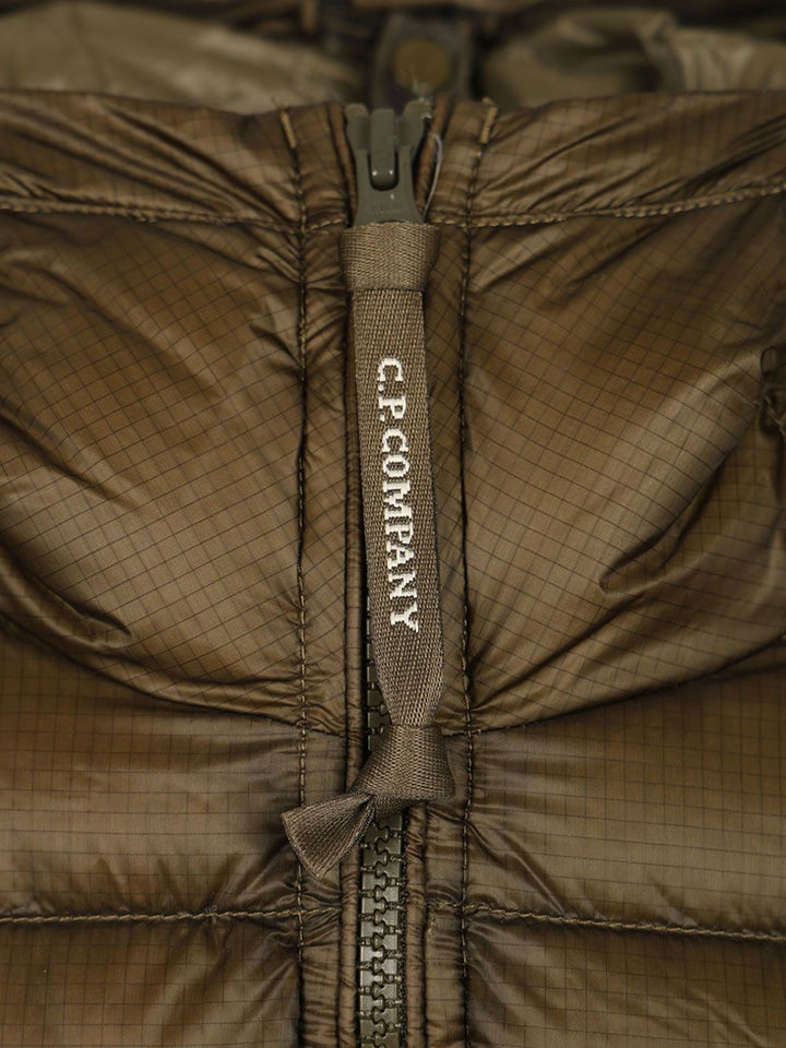 C.P. Company Google Down Jacket Coats - Verde | 5e9437298c61970788c70e295c3175fc999d9354