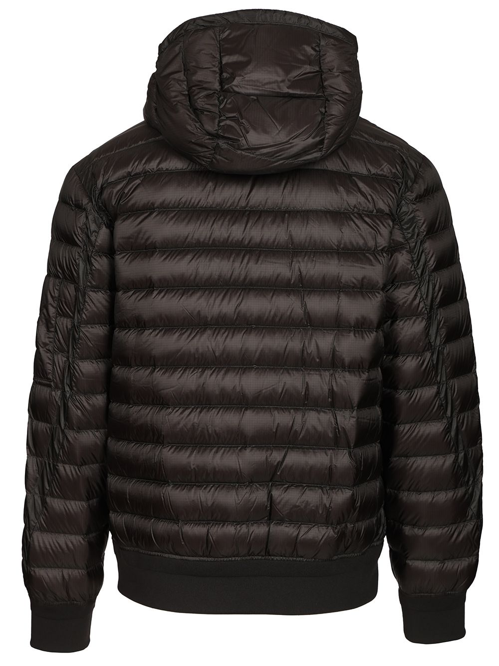 C.P. Company D.D. Shell Hooded Lens Down Jacket Coats - Nero | e867cdecca32bf9f7a2379c427d426c8bb6906d3