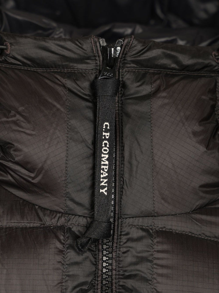C.P. Company D.D. Shell Hooded Lens Down Jacket Coats - Nero | 3a417aefaf91005cd90d06b9f7eb97a569b8ab2b