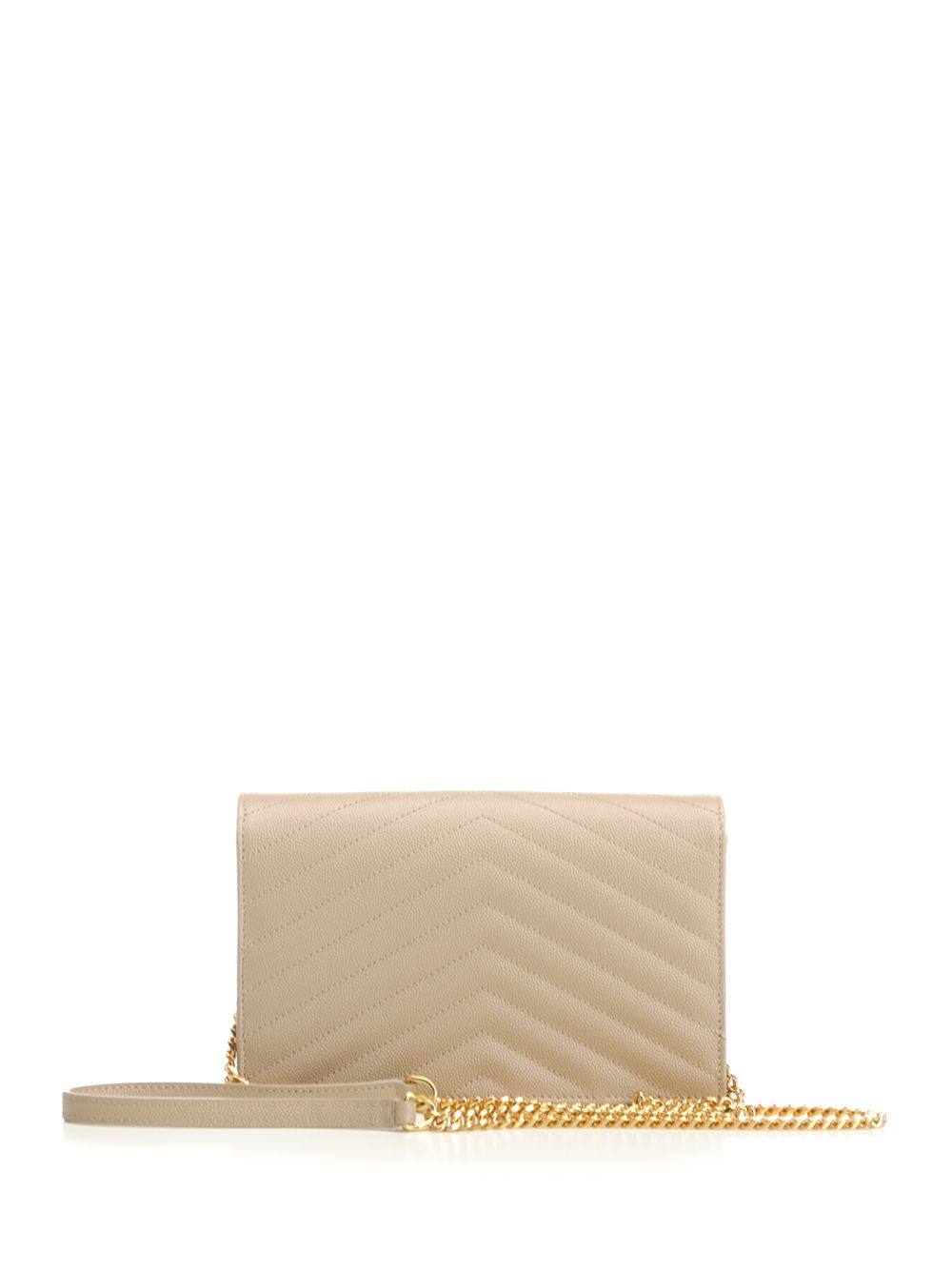 Saint Laurent Chain Wallet Small leather goods - Beige | ebd52e1150f8350fcadd71999454511c6e1fb9a5