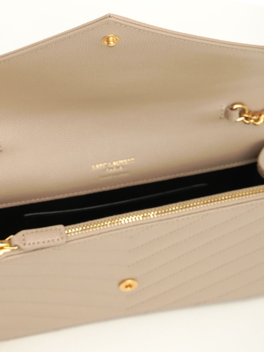 Saint Laurent Chain Wallet Small leather goods - Beige | 98da9167031584478adb595738a1202a9e16a191