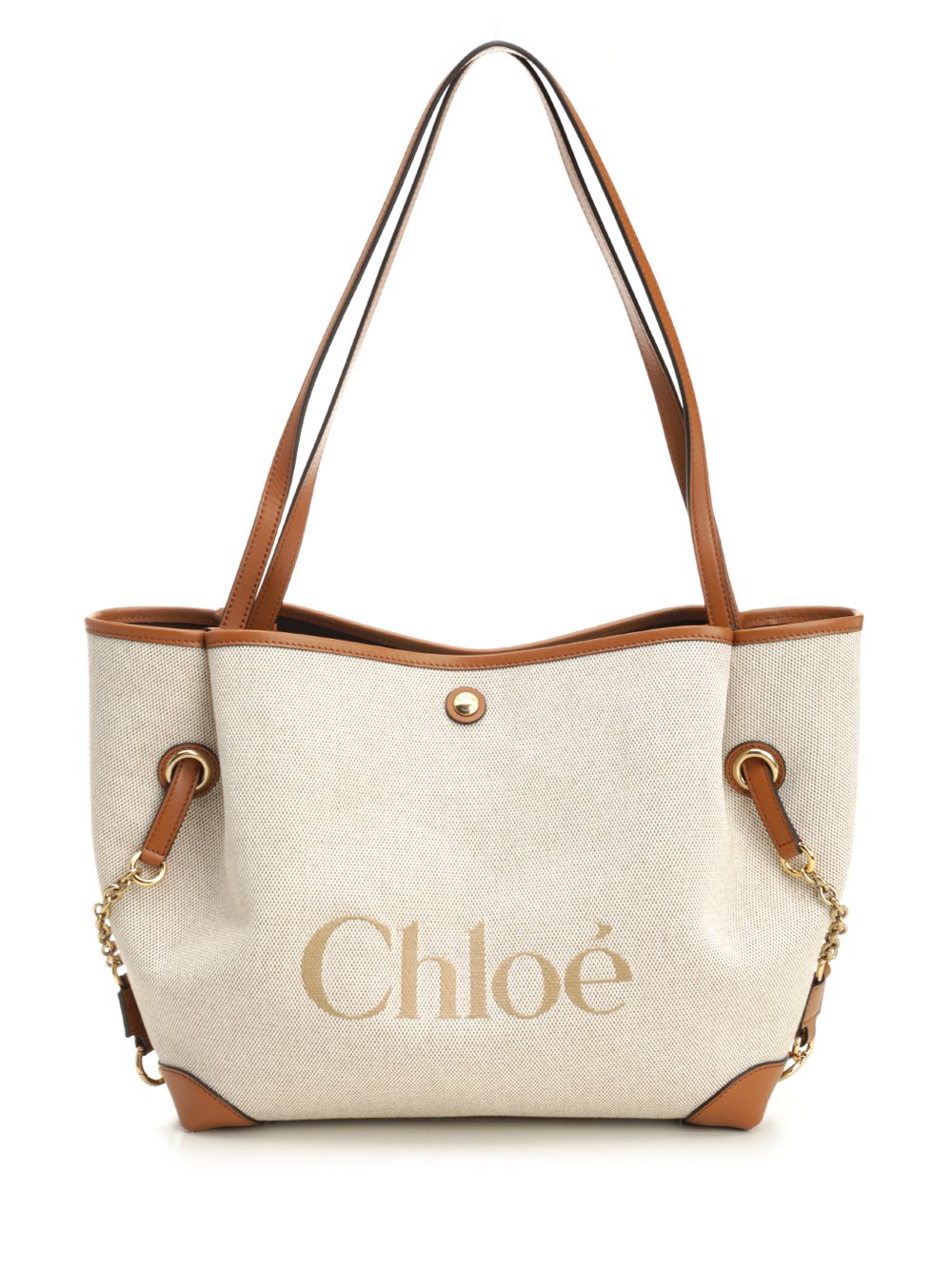 Chloe' S655 - Chloé Clover Shoulder Bags - Bianco | 363f43dae47c58ad81364a4dbade766b45b99b32